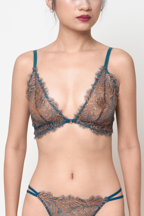 LEAF LACE BRA