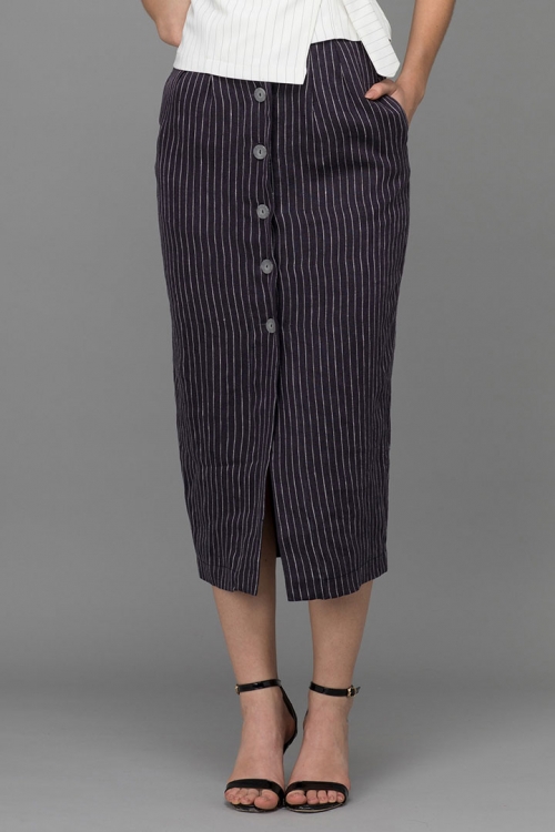 CHÂN VÁY LINEN OFFICER PENCIL SKIRT