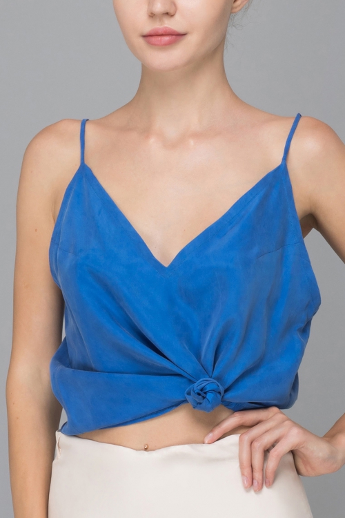 ÁO 2 DÂY XANH DA TRỜI - BLUE SUMMER SNOW CAMI TOP