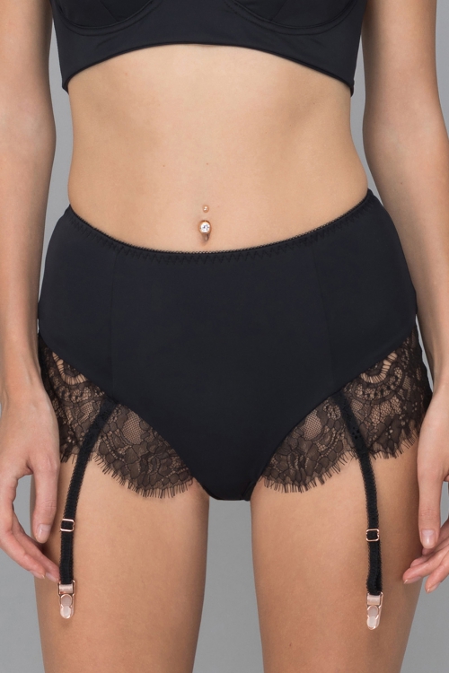 QUẦN LÓT KẸP TẤT LƯNG CAO NOIR CROWN PANTIE