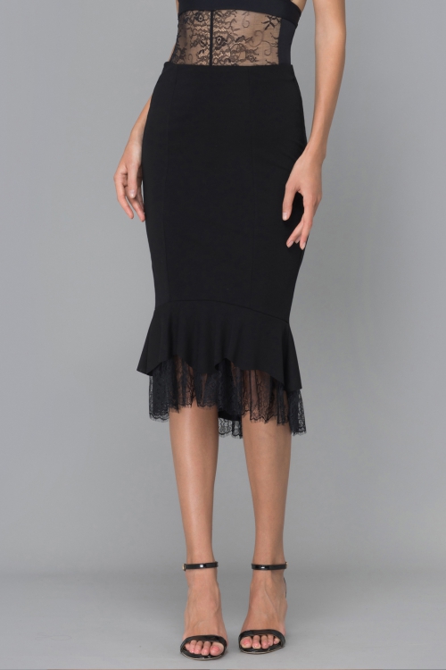 CASSANDRA W. (WILSON) BLACK MERMAID SKIRT