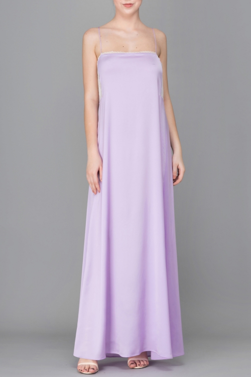 ĐẦM 2 DÂY MAXI TÍM NHẠT - LILAC CAMI MAXI DRESS 