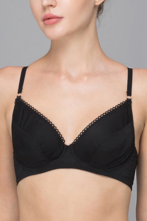 ÁO LÓT LỤA CÓ GỌNG THE BLACK BRA